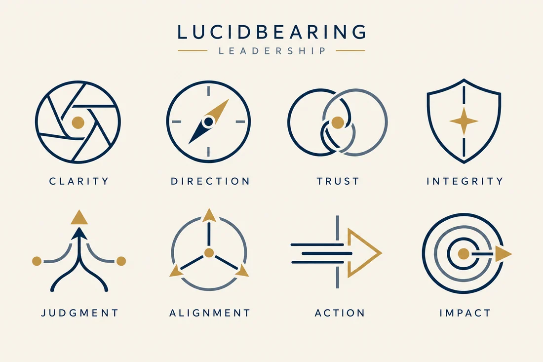 LucidBearing's eight leadership icon concepts